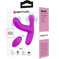 Pretty Love - Geri Clitoris Massager Rose Télécommande
